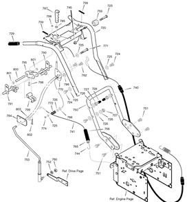 Part Location Diagram of 1X157 Briggs and Stratton Bolt hex (ards)
